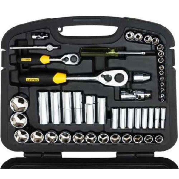 Stanley 94-190 1/4 & 1/2 Square Drive Socket Set 86 Pcs