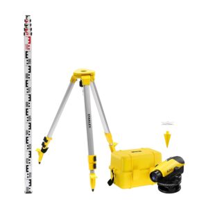 Stanley 1-77-159N AL24G Optical Level - Site Pack Set with Tripod and Staff