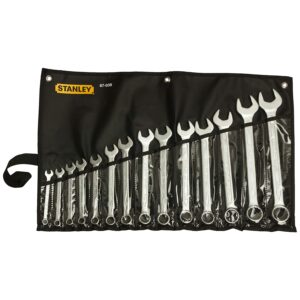 Stanley 1-87-038 Slimline Combination Spanner Set (Metric) - 14 Pcs