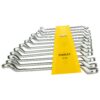 Stanley 70-395E Shallow Offser Ring Spanner Set CRV - 12 Pcs