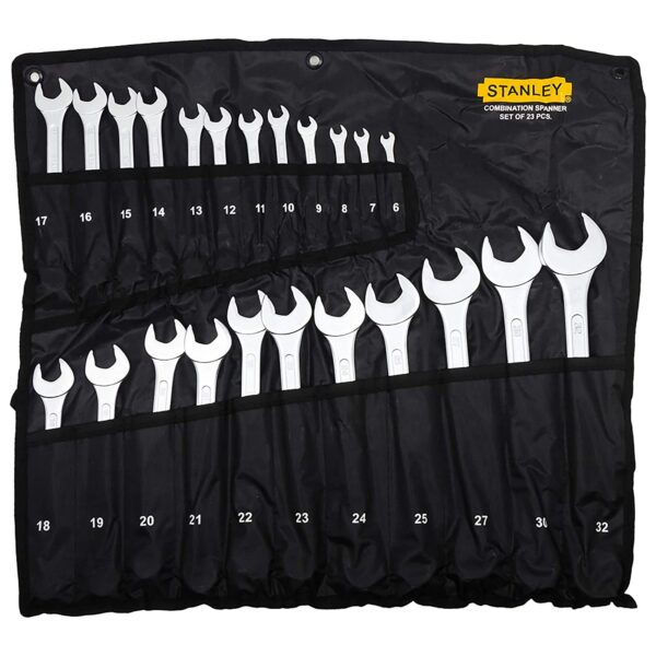 Stanley 90-965E Combination Spanner Set CRV - 23 Pcs