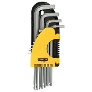 Stanley 94-163-23 Long Ball Point Hex Key Set Inches - 12 Pcs