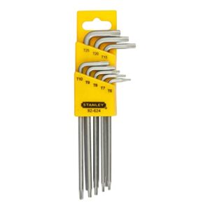 Stanley 92-624 L-Type Tamper Proof Torx Hex Key Set - 8 Pcs